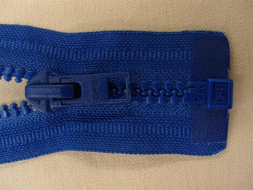 Lynlås plast delbar koboltblå  40cm 6mm