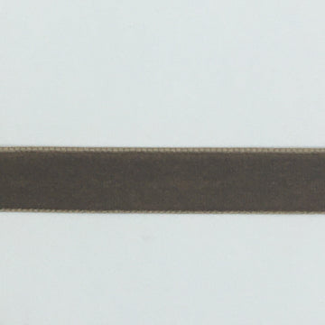 Velourbånd, hasselbrun 16mm, 1m
