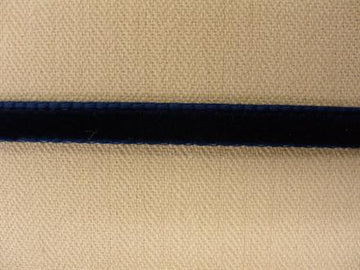 Velourbånd, marineblå  5mm, 1m