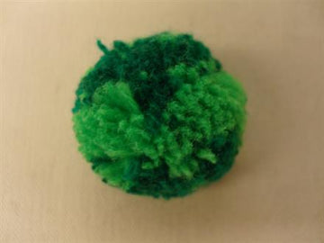 Pompon, grøn/lysegrøn, lille