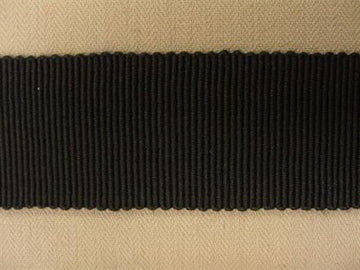 Grosgrainbånd, mørkegrå 25mm, 1m