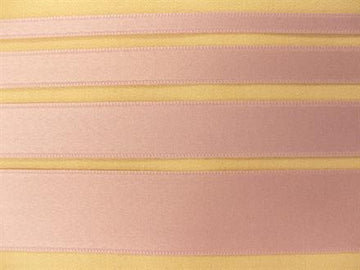 Bomulds-satinbånd, lys lavendel  6mm, 1m