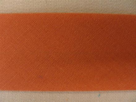 Skråbånd bomuld, brændt orange 27mm, 1m