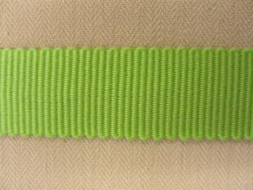 Grosgrainbånd, limegrøn 15mm, 1m