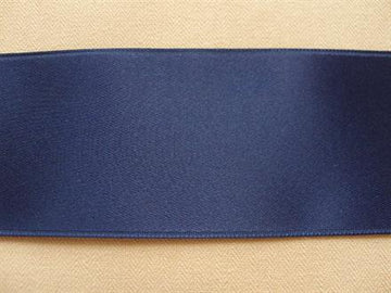 Satinbånd marineblå  10mm, 1m