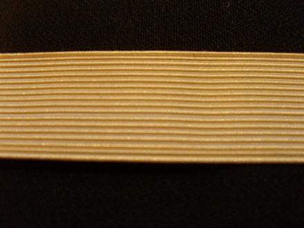 Uniforms bånd m/sølv 14mm, 1m