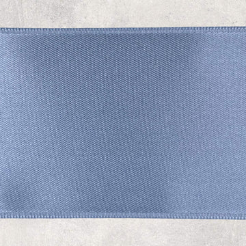 Satinbånd støvet blå 16mm, 1m