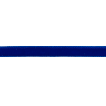 Velourbånd, koboltblå 7mm, 1m