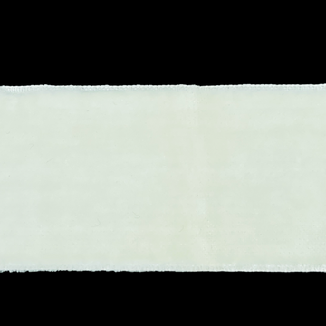 Velourbånd vintage, Isbjørnehvid 36mm, 1m