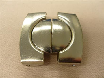 Sølv  bæltespænde,  1 ring 30mm