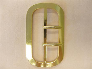 Guld bæltespænde, rektangel 80mm