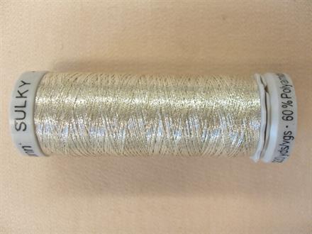 Sulky metallic maskinesytråd, sølv
