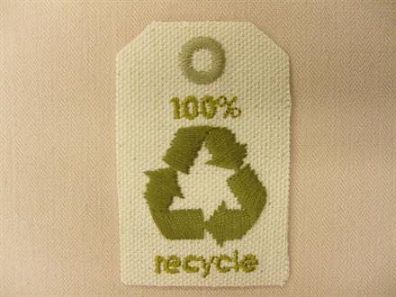 Strygemærke, 100% recycle