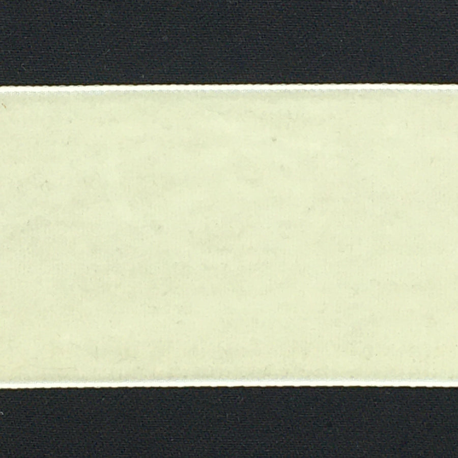 Velourbånd, elfenben  36mm, 1m