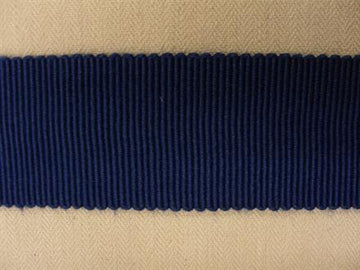 Grosgrainbånd, mørkeblå 50mm, 1m