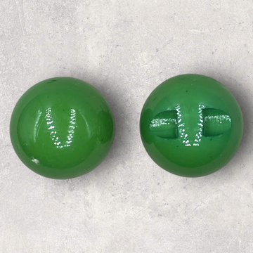 Kugleknap, græsgrøn, 20mm