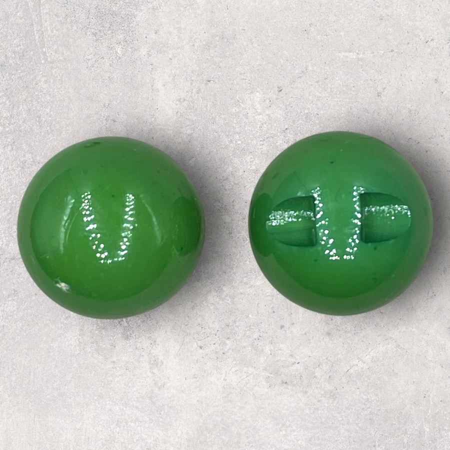 Kugleknap, græsgrøn, 20mm