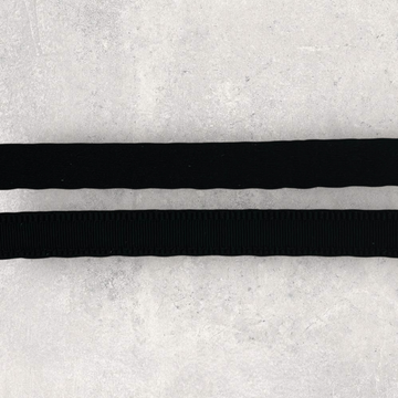 Tubebånd 8mm sort t/ bh-bøjle,  1m