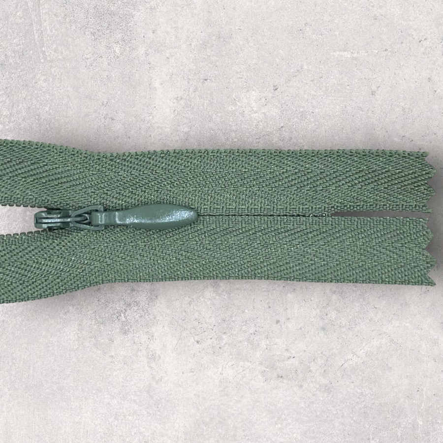 Støvet grøn usynlig ikke delbar 40cm 4mm