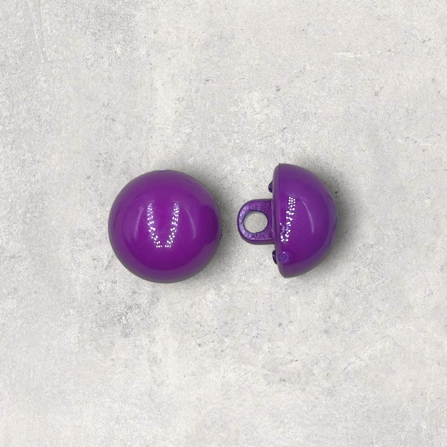 Plastikknap syren blank, 1-øje ø10mm