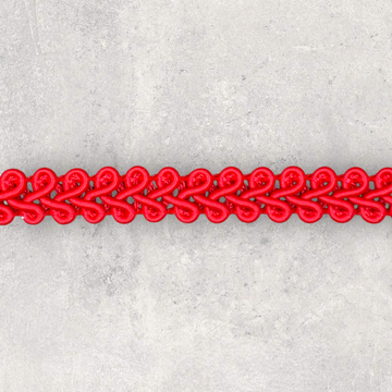 Agraman julerød 10mm, 1m