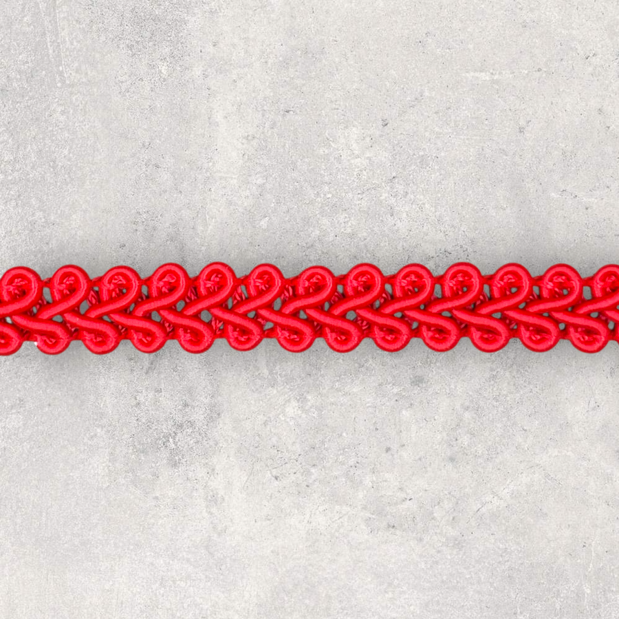 Agraman julerød 10mm, 1m