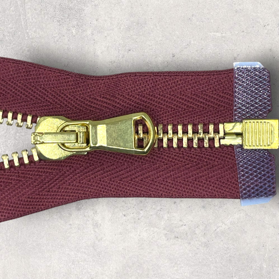 Vinrød delbar 100cm, 6mm guld