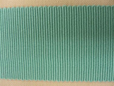 Grosgrainbånd, støvet mintgrøn 35mm, 1m