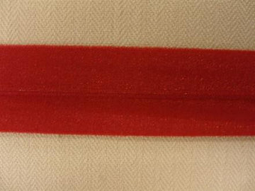 Foldeelastik tynd, rød, 16mm, 1m