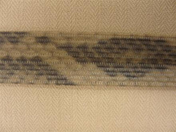 Foldeelastik, slangeskindsprint, 15mm, 1m