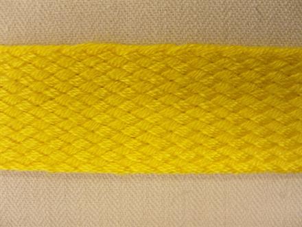 Fladflettet bånd, gul 20mm, 1m