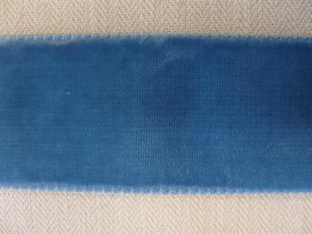 Velourbånd, dueblå 23mm, 1m