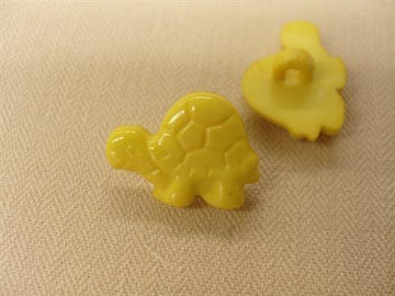 Skildpadde-knap, gul