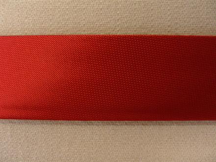 Skråbånd satin, rød 18mm, 1m