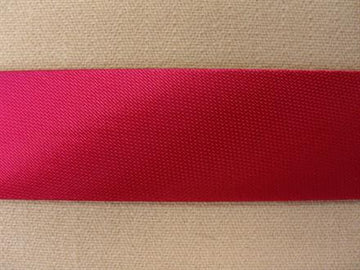 Skråbånd satin, cerise 18mm, 1m