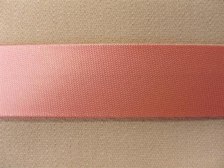 Skråbånd satin 18mm, varm lyserød, 1m