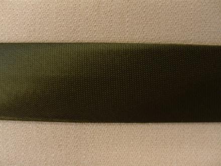 Skråbånd satin, mørk olivengrøn 18mm, 1m