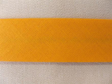 Skråbånd bomuld, frisk orange 18mm, 1m