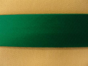 Skråbånd satin, smaragd 18mm, 1m