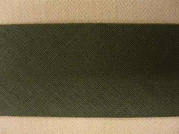 Skråbånd bomuld, loden grøn 25mm, 1m