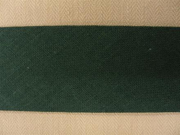 Skråbånd bomuld, mørkegrøn 25mm, 1m