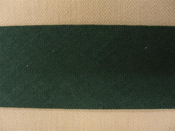 Skråbånd bomuld, mørkegrøn 18mm, 1m