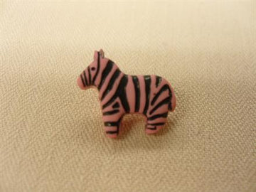 Zebra knap, lyserød