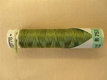 Knaphulssilke, støvet grøn (283)