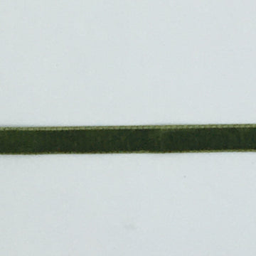 Velourbånd, mosgrøn  7mm, 1m