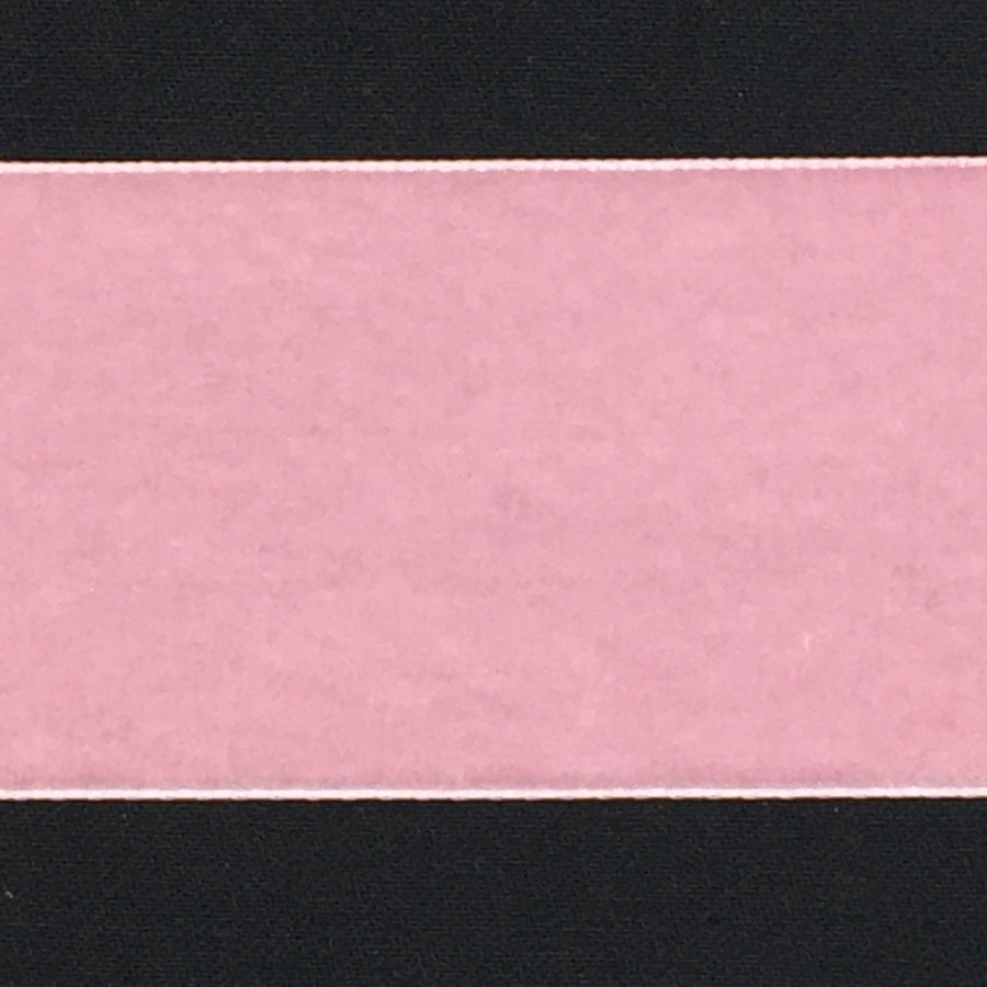 Velourbånd, lyserød  50mm, 1m