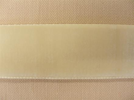 Dobbeltsidet velourbånd, off white 22mm, 1m