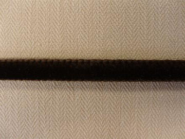 Dobbeltsidet velourbånd, brun  5mm, 1m