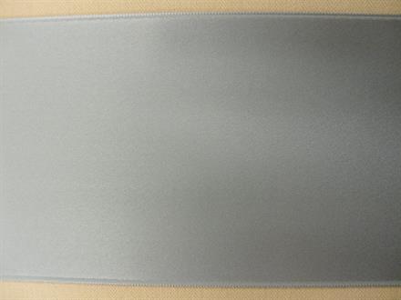 Satinbånd grå 70mm, 1m