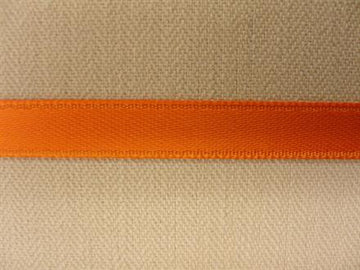 Satinbånd orange  6mm, 1m